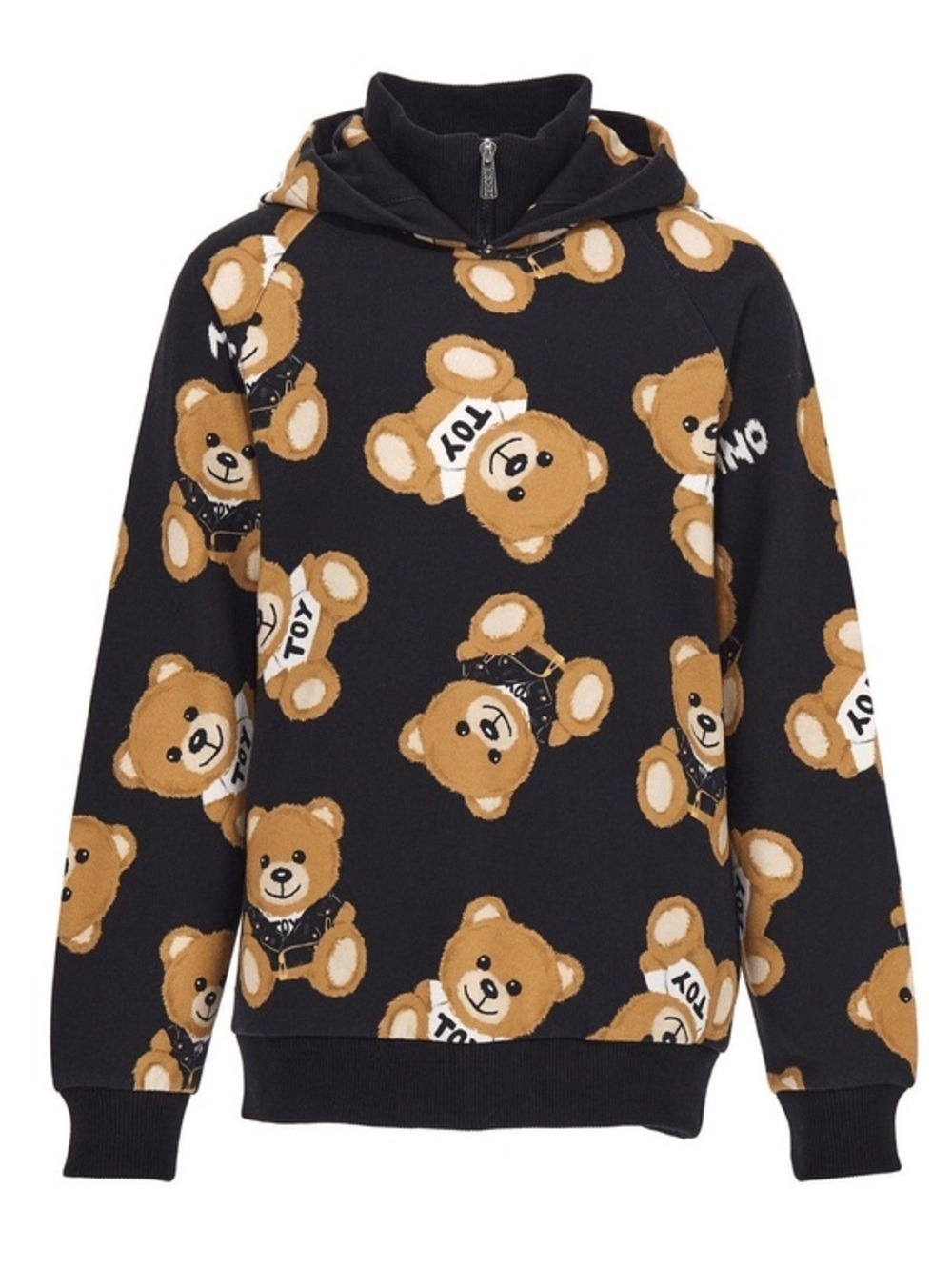 Moschino Teen Kids Unisex Black Teddy Bear Hoody 14Y